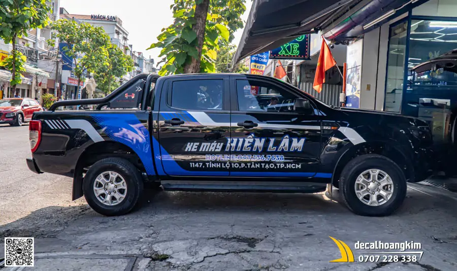 Tem Quảng Cáo Xe Máy Hiền Lâm Trên Ranger 
 - Ảnh 1