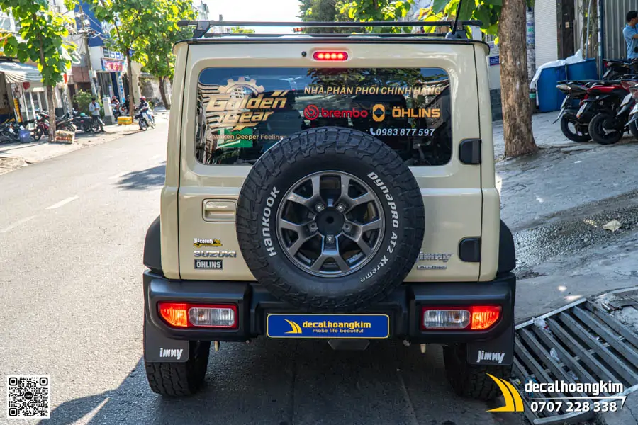 Tem Quảng Cáo Golden Gear Trên Jimny - Ảnh 5