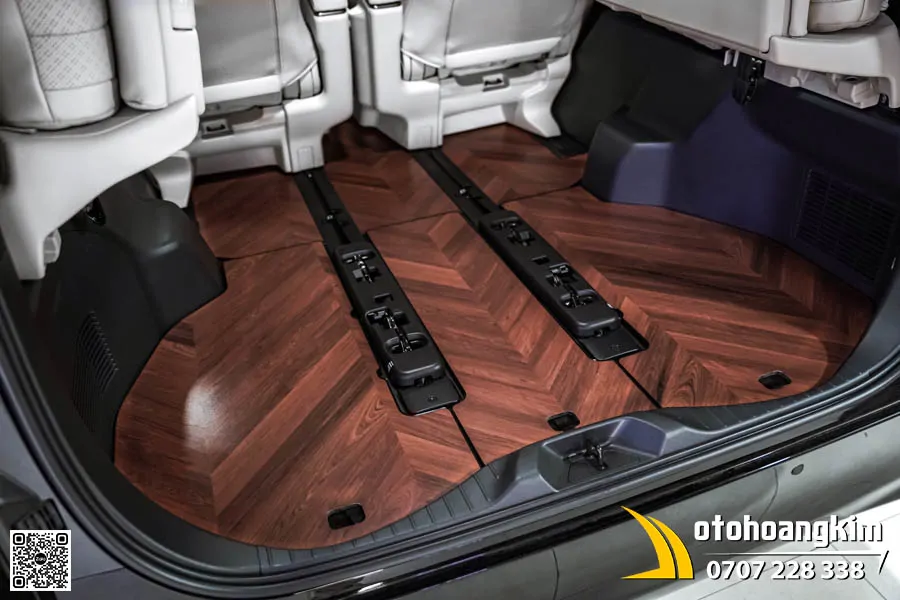 Sàn Vân Gỗ Divine Hoạ Tiết Xương Cá Trên Toyota Alphard  - Ảnh 2