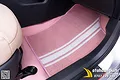 Thảm Lót Sàn 360 Toyota Veloz - Mẫu Màu Hồng Phối Thảm Rối Cao Cấp  - ảnh 1