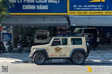 Tem Quảng Cáo Golden Gear Trên Jimny