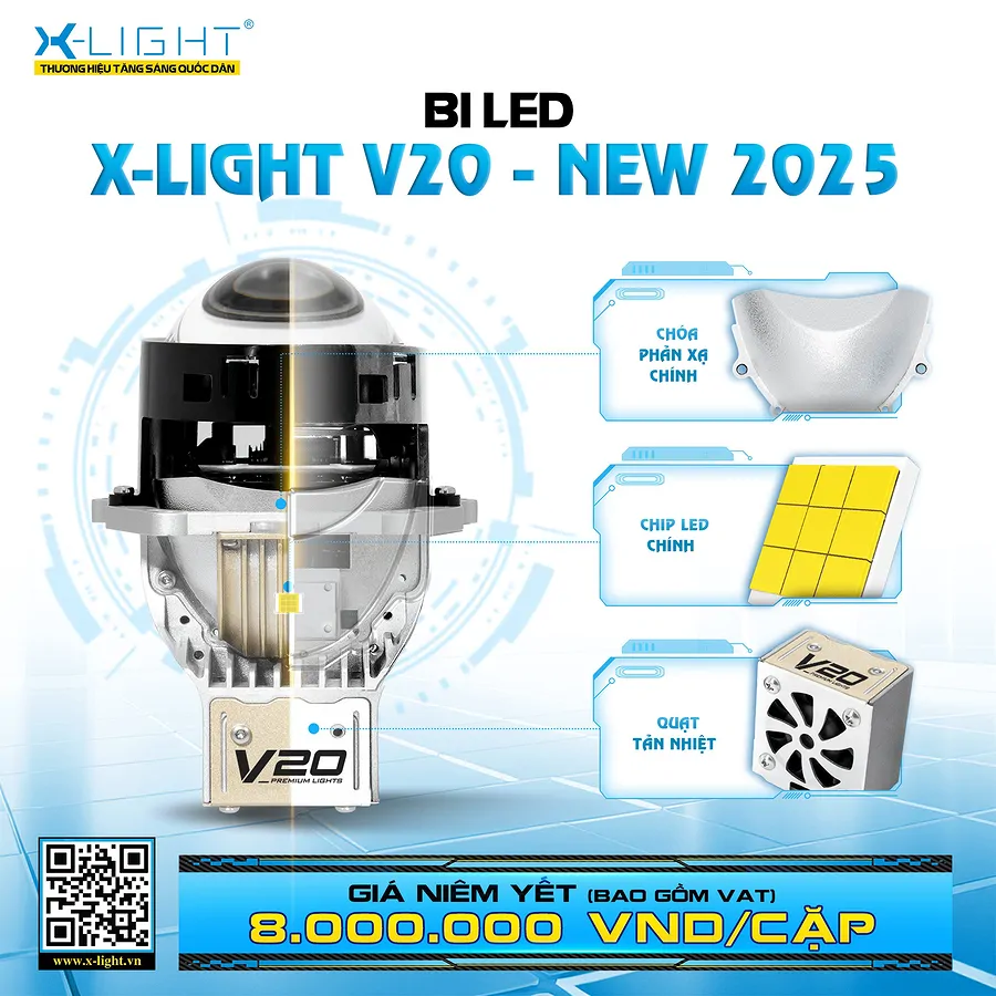 Bi LED XLight V20 New 2025 - An toàn vượt trội - Ảnh 4