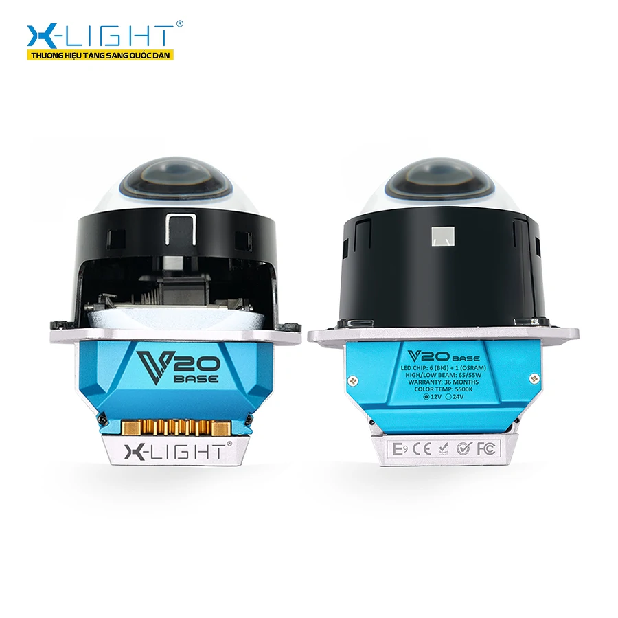 Bi LED XLight V20 Base - Nâng cấp ánh sáng ô tô - Ảnh 1