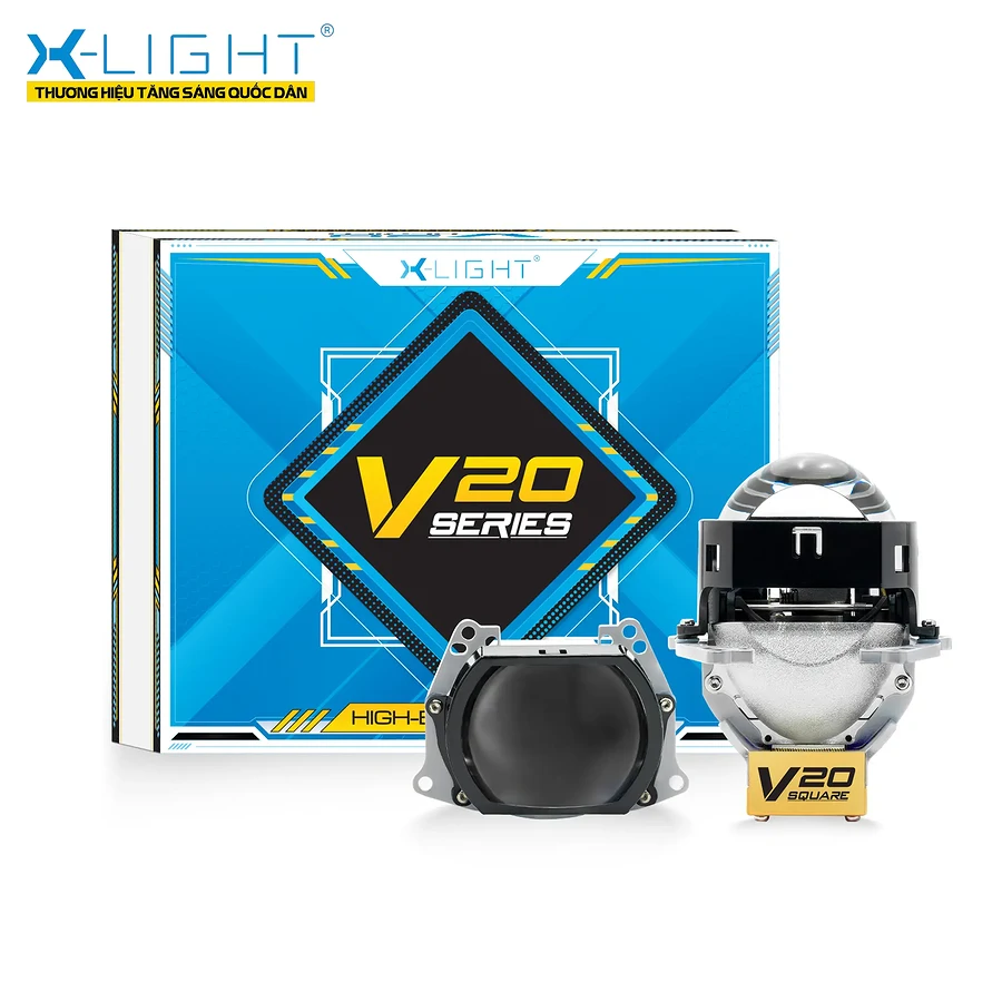 Bi LED XLight V20 Square - Nâng cấp ánh sáng xe hơi - Ảnh 1