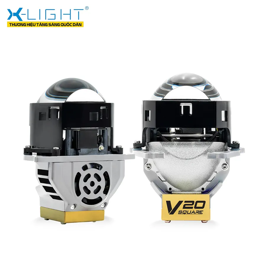 Bi LED XLight V20 Square - Nâng cấp ánh sáng xe hơi - Ảnh 3