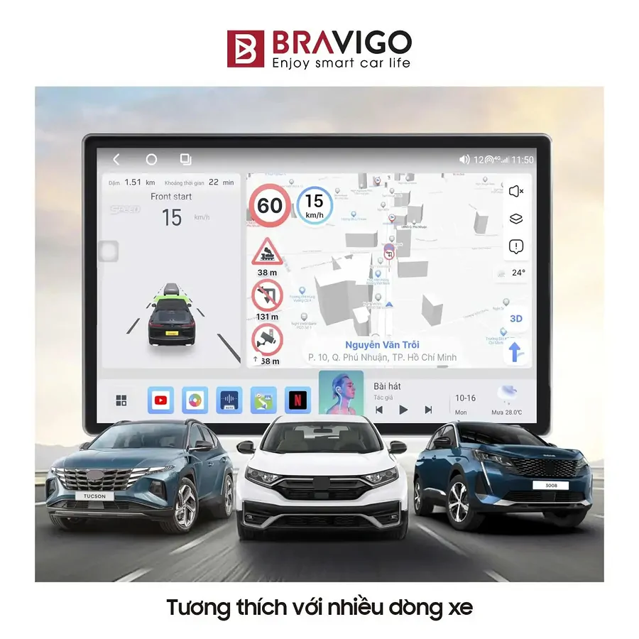 Màn Hình Android Bravigo Blux Max 360  - Ảnh 5