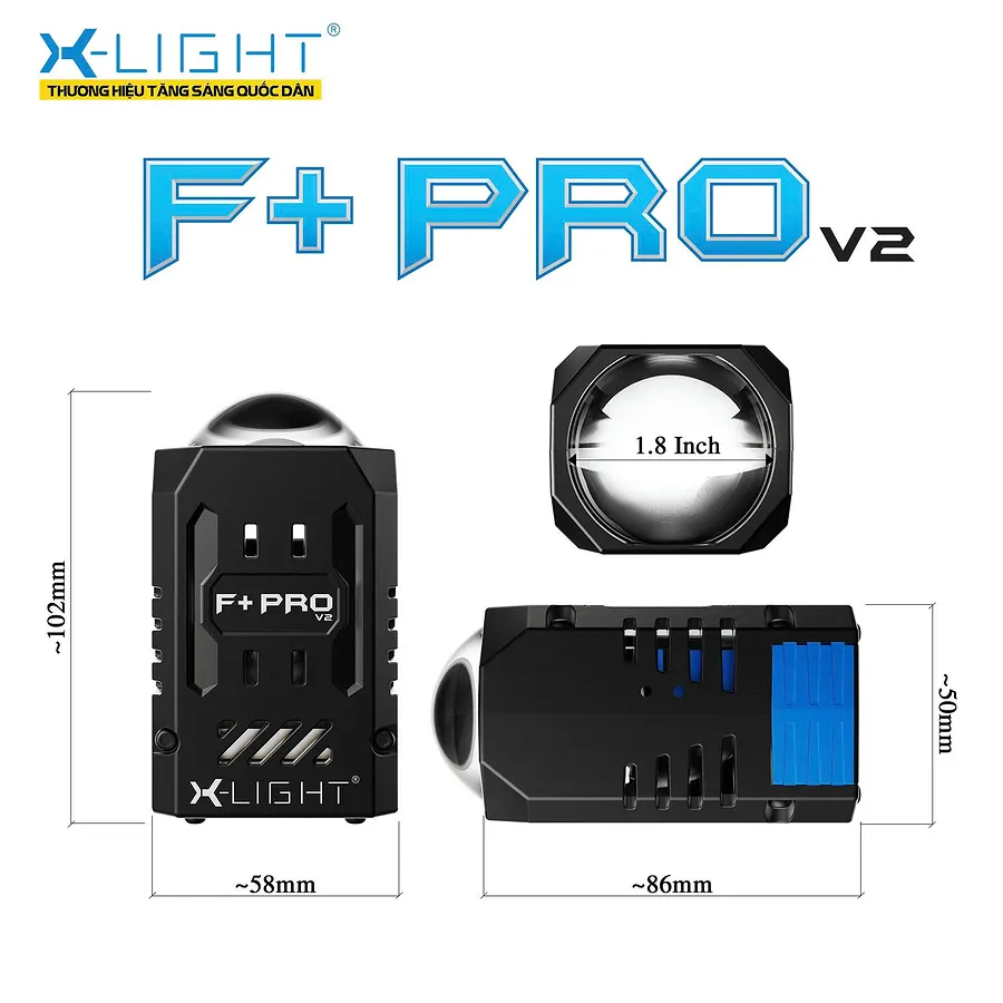 Bi LED X-LIGHT F+ PRO V2 - Ánh sáng vượt trội & tối ưu - Ảnh 4