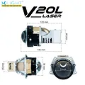 Bi Laser XLight V20L New 2024 - Nâng cấp ánh sáng ô tô - ảnh 3