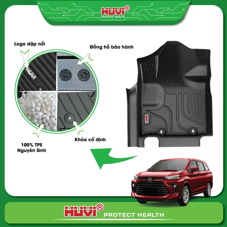 Thảm sàn Huvi Avanza 2022 tràn viền  - Ảnh 3