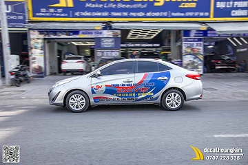 Vios Dán Tem Quảng Cáo Sao Việt