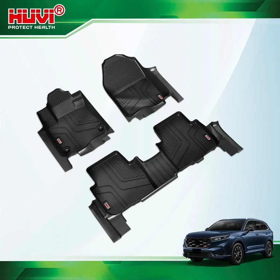 Thảm sàn Huvi CRV 2024+ 5 chỗ tràn viền - Ảnh 5