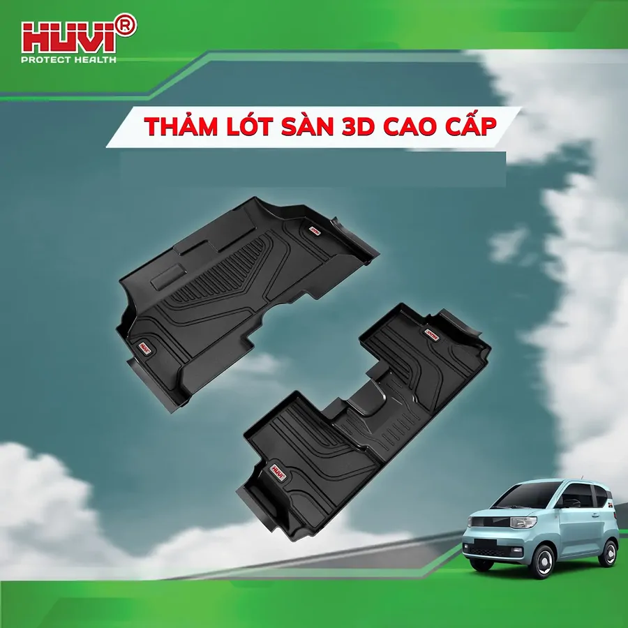 Thảm sàn Huvi Wuling Mini EV tràn viền  - Ảnh 3