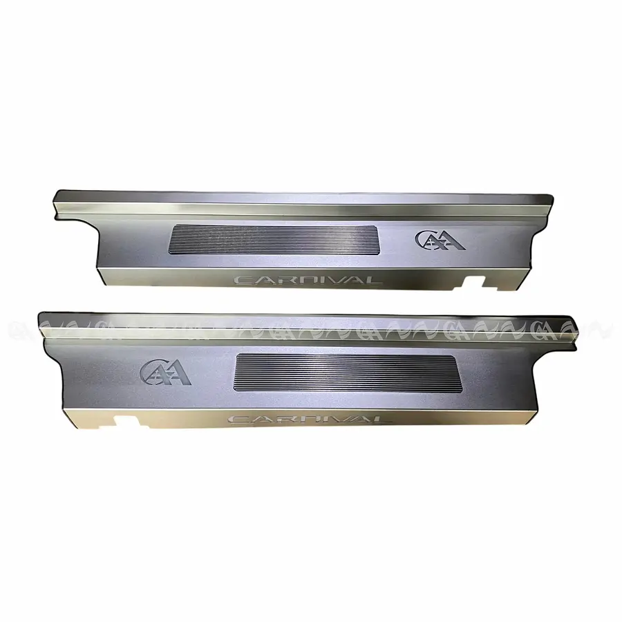  Nẹp bước chân trong + ngoài Carnival 2021+ Inox có đèn   - Ảnh 2