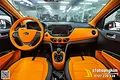 Bọc da vô lăng I10 màu Cam - Đen cá tính - ảnh 2