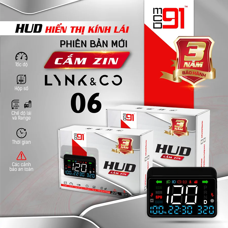 Màn Hình Hud MCD91 Lynk & Co  - Ảnh 2