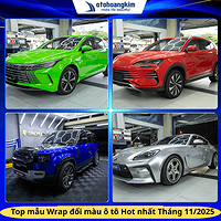 Top 10+ bộ Wrap đổi màu ô tô Hot nhất tháng 11/2025