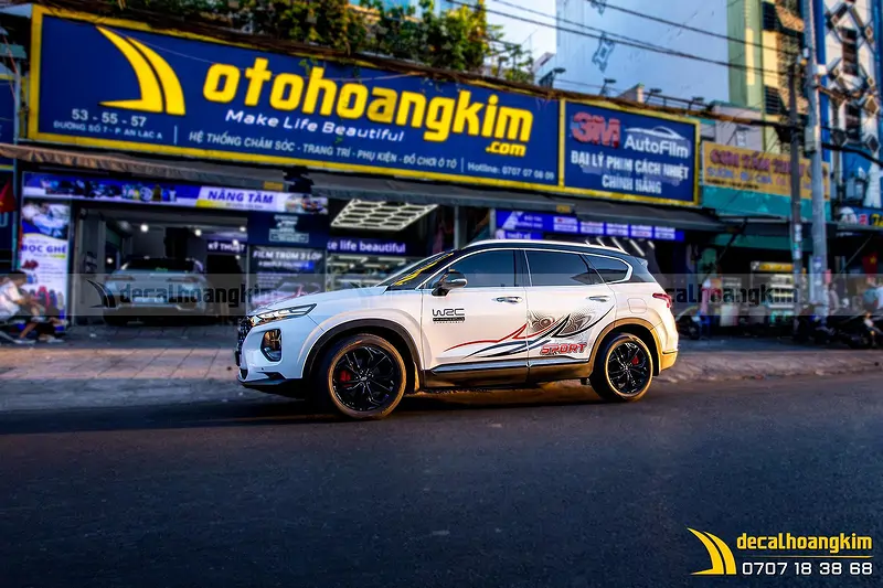 Tem Xe Hyundai Santafe - HSA028