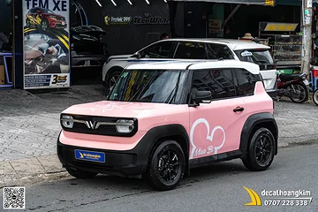 Tem xe Vinfast VF3 Logo cá nhân hoá