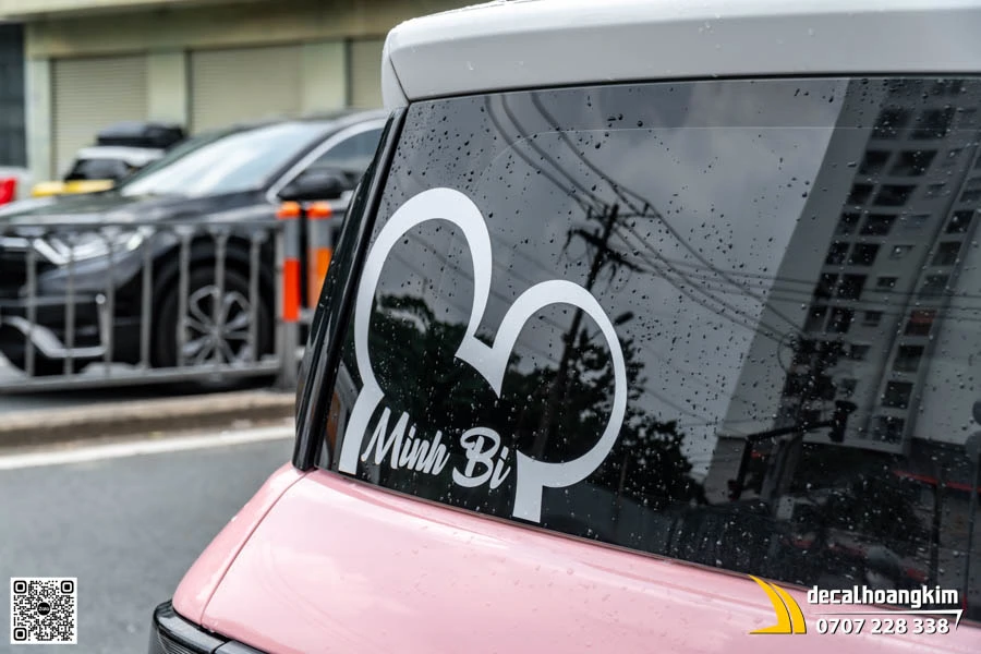 Tem xe Vinfast VF3 Logo cá nhân hoá - Ảnh 1