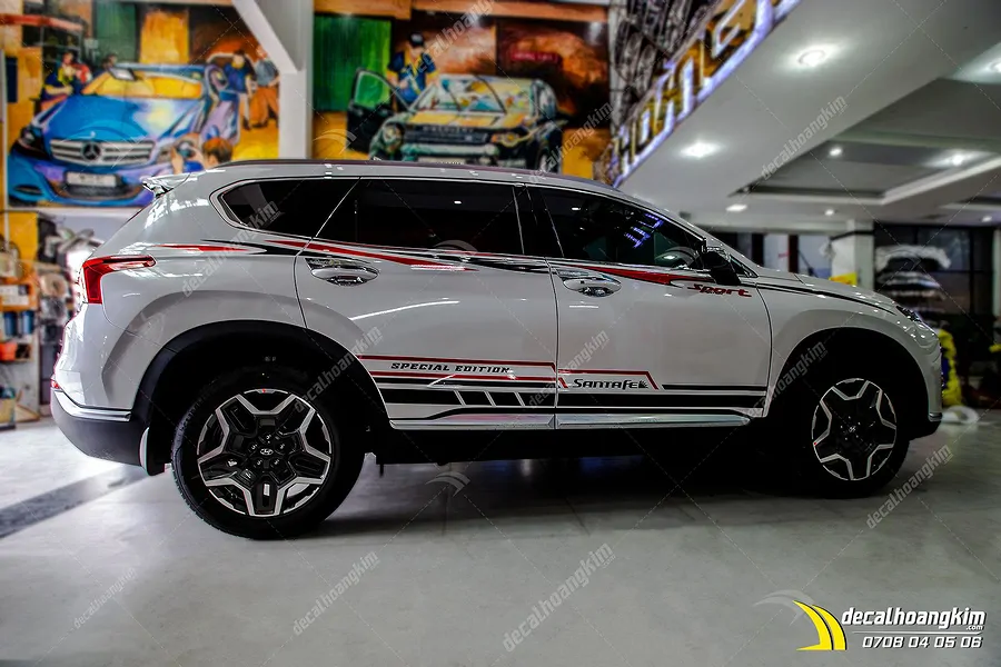 Tem Xe Hyundai Santafe - HSA020 - Ảnh 1
