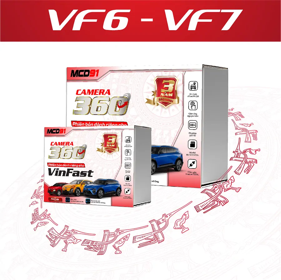 Camera 360 VF6/VF7 MCD91 - Tầm Nhìn Toàn Diện - Ảnh 1