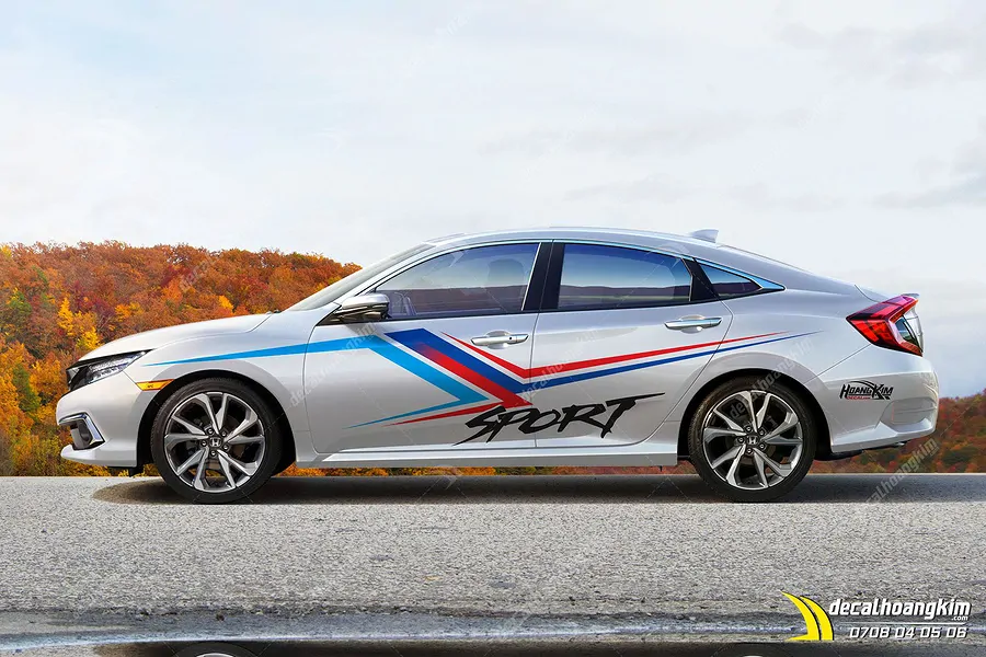 Tem Xe Honda Civic - HCV039 - Ảnh 1