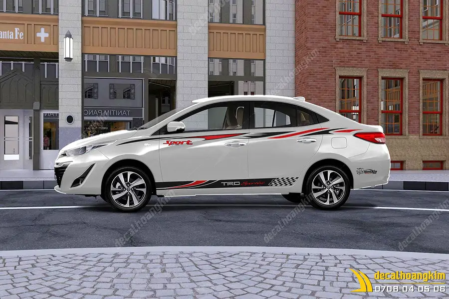 Tem Xe Toyota Vios - TVI049 - Ảnh 1