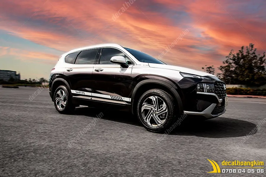 Tem Xe Hyundai Santafe - HSA021 - Ảnh 1