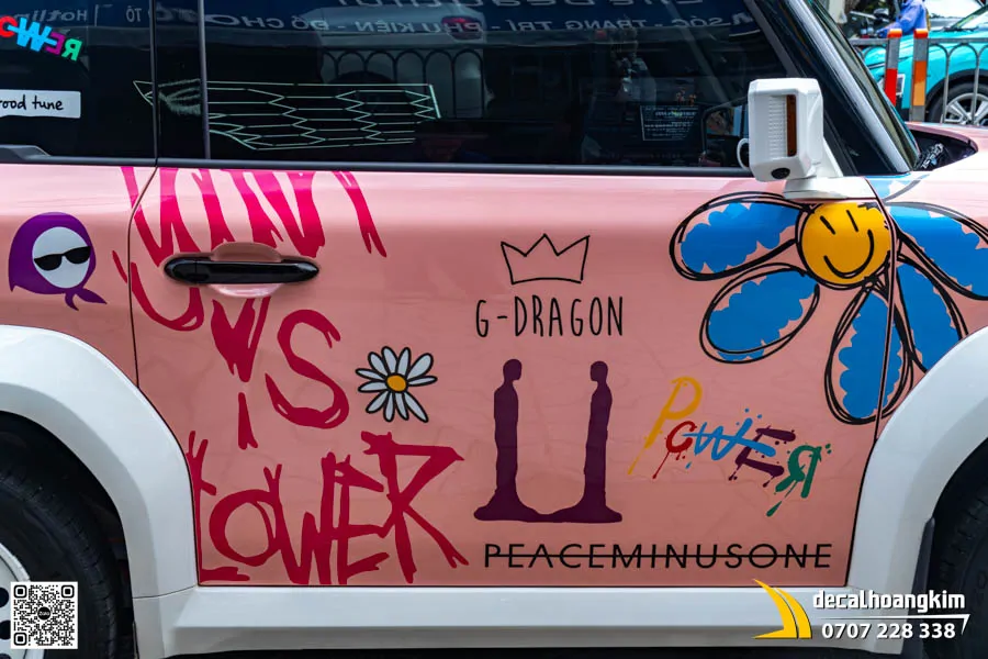 Tem Xe VF3 G-Dragon PEACEMINUSONE - Cá Tính Nghệ Thuật - Ảnh 6