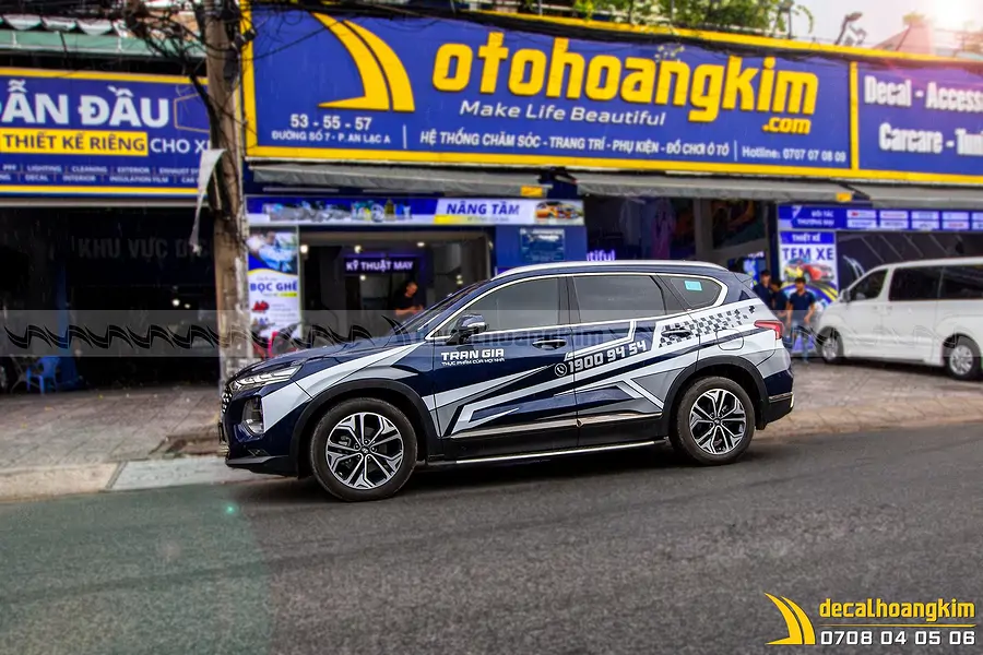 Tem Xe Hyundai Santafe - HSA027 - Ảnh 1