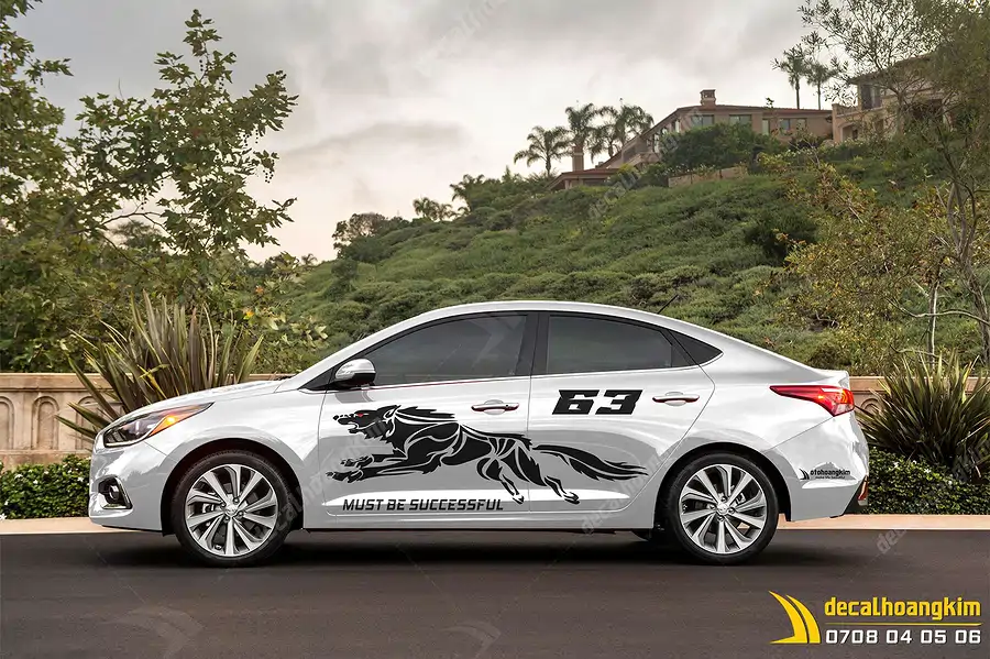 Tem Xe Hyundai Accent - HAC044 - Ảnh 1