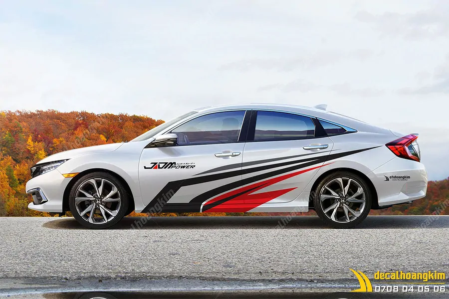 Tem Xe Honda Civic - HCV045 - Ảnh 1