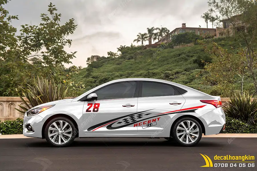 Tem Xe Hyundai Accent - HAC041 - Ảnh 1