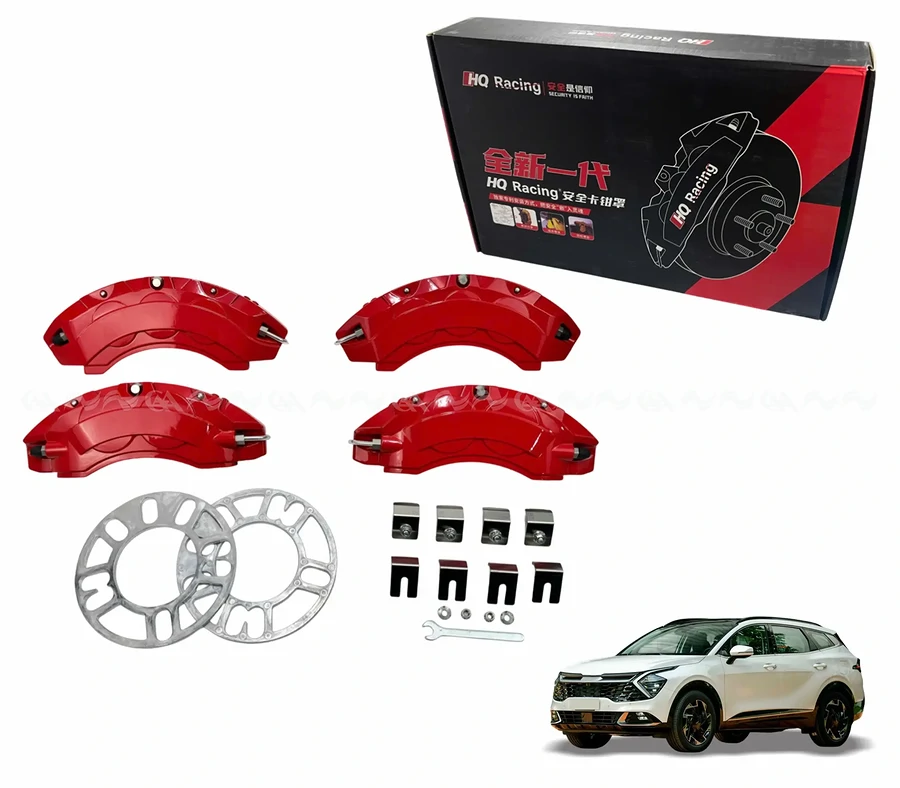 Ốp má phanh HQ Racing Sportage 2022+ đỏ - Ảnh 1