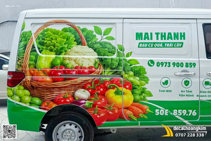 Dán Tem Quảng Cáo Xe Dongben X30 - Thương Hiệu Mai Thanh - Ảnh 7