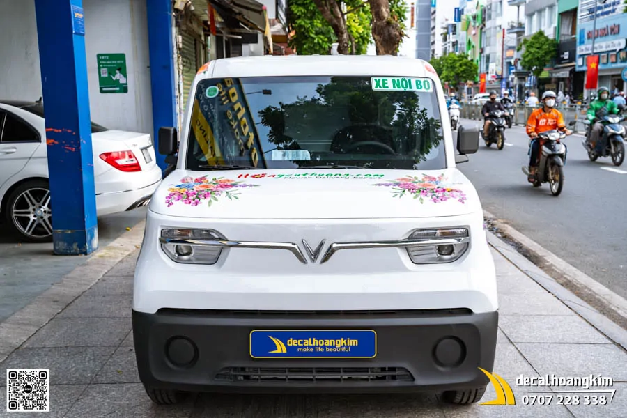 Dán tem quảng cáo EC Van - Hoa Yêu Thương rực rỡ sắc màu 
 - Ảnh 6