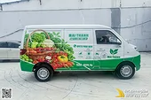 Dán Tem Quảng Cáo Xe Dongben X30 - Thương Hiệu Mai Thanh