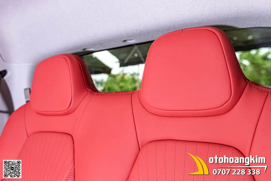 Bọc Áo Ghế Da Nappa Đỏ Cho Minio Green - Ảnh 1