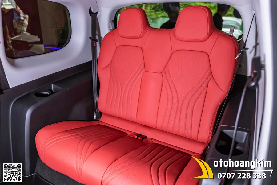 Bọc Áo Ghế Da Nappa Đỏ Cho Minio Green - Ảnh 3