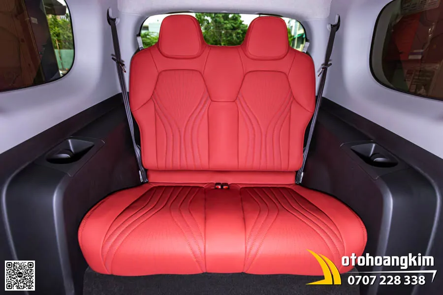 Bọc Áo Ghế Da Nappa Đỏ Cho Minio Green - Ảnh 4