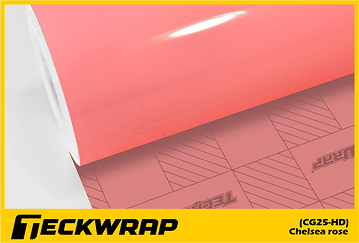 Decal Teckwrap Hồng Siêu Bóng CG25-HD (Chelsea Rose) Cao Cấp