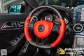 Bọc Vô Lăng Da Nappa Mercedes CLA 45 - Sắc Đỏ Đen Thể Thao - ảnh 3