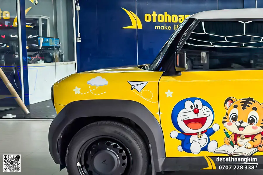 Tem Xe VF3 Doraemon và Hổ Con - Dễ Thương, Cá Tính - Ảnh 1