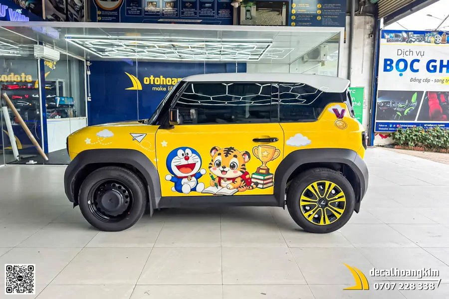 Tem Xe VF3 Doraemon và Hổ Con - Dễ Thương, Cá Tính - Ảnh 2