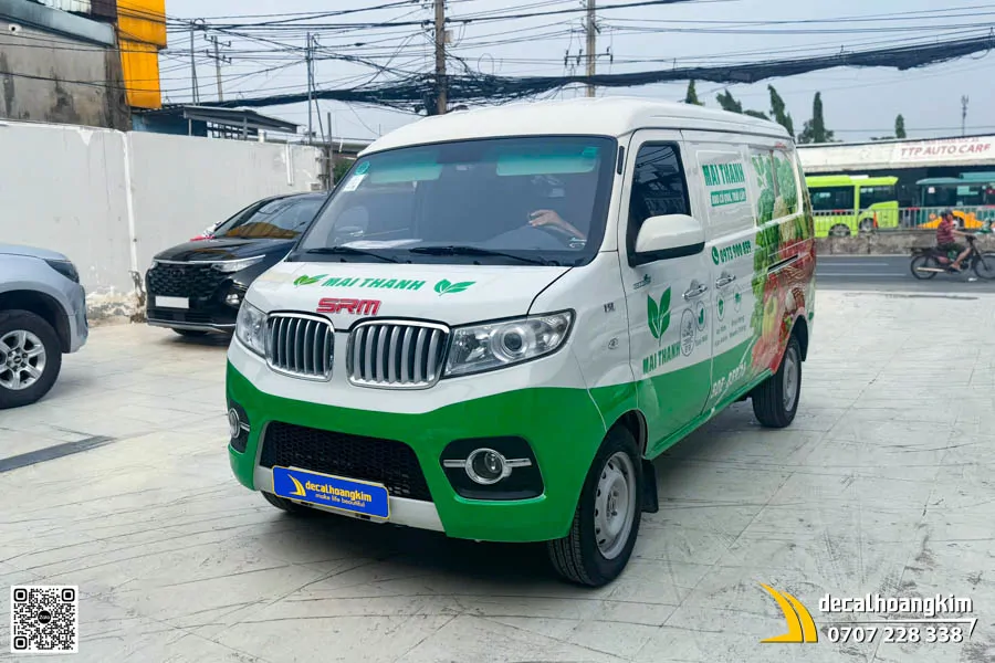 Dán Tem Quảng Cáo Xe Dongben X30 - Thương Hiệu Mai Thanh - Ảnh 5