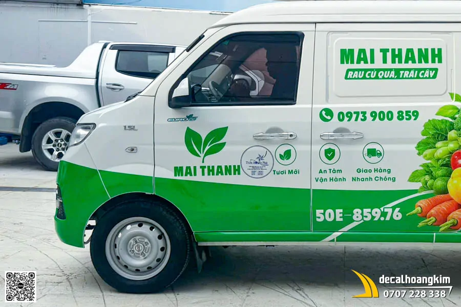 Dán Tem Quảng Cáo Xe Dongben X30 - Thương Hiệu Mai Thanh - Ảnh 6