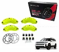Ốp má phanh HQ Racing Santafe 2024 xanh chuối - ảnh 1