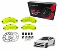 Ốp má phanh HQ Racing Civic 2017+ xanh chuối - ảnh 1