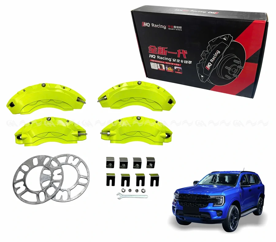 Ốp má phanh HQ Racing Everest 2022 xanh chuối - Ảnh 1
