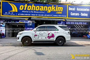 Tem Xe Toyota Fortuner - TFO132